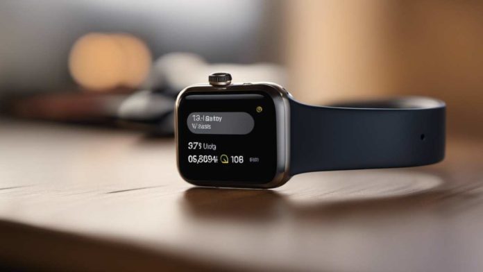 comment verifier le niveau de batterie de lapple watch